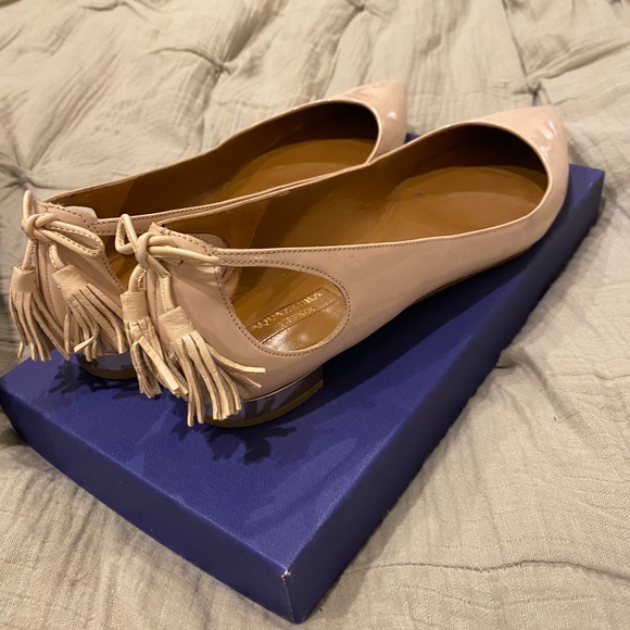 Aquazzura Firenze Forever Marilyn Tassel Flat 41 - Picture 7 of 11